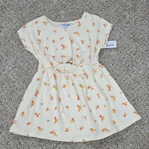 Old Navy Cream Orange Casual Sundress